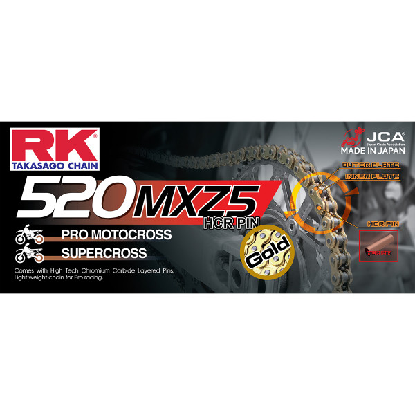 RK Rk gb520mxz5 x 118 chain gold